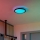 Eglo 300684 - LED RGBW dimmelhető mennyezeti lámpa MALERAMARA-Z LED/14W/230V 2700-6500K átm. 35,7 cm fekete/arany + távirányító