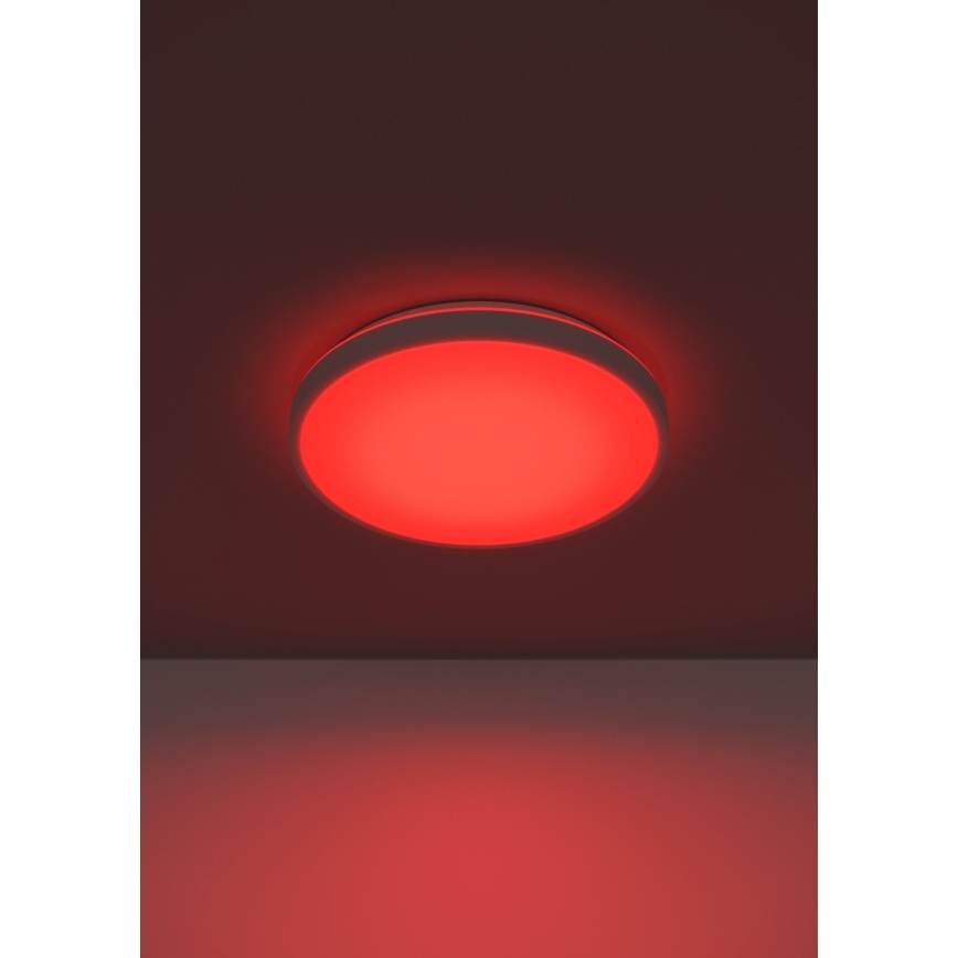 Eglo 300689 - LED RGBW fényerőszabályozható mennyezeti lámpatest MONTARELLINO-Z LED/18,5W/230V 2700-6500K átm. 38,7 cm fehér + távirányító