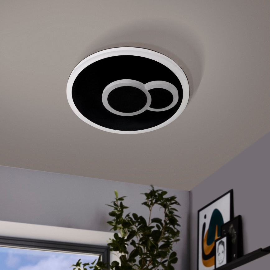 Eglo - LED Mennyezeti lámpa LED/7,8W/230V á. 20 cm fekete