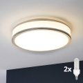 Eglo 31025 - LED fürdőszobai mennyezeti lámpatest PALERMO 2xE14/40W/230V IP44
