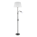 Eglo 31178 - Állólámpa ALMACEN 1xE27/60W/230V + 1xE14/25W fekete/fehér
