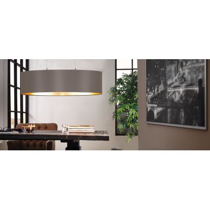 Eglo - Csillár kötélen 2xE27/60W/230V