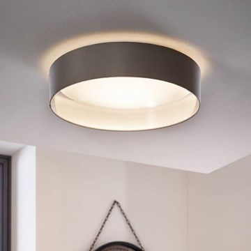 Eglo 31623 - LED mennyezeti lámpatest MASERLO LED/16W/230V 3000K átm. 40,5 cm szürke/ezüst