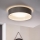 Eglo 31623 - LED mennyezeti lámpatest MASERLO LED/16W/230V 3000K átm. 40,5 cm szürke/ezüst