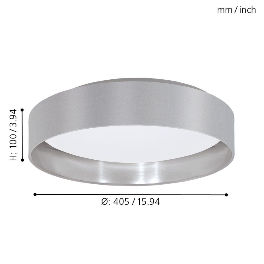 Eglo 31623 - LED mennyezeti lámpa MASERLO LED/16W/230V