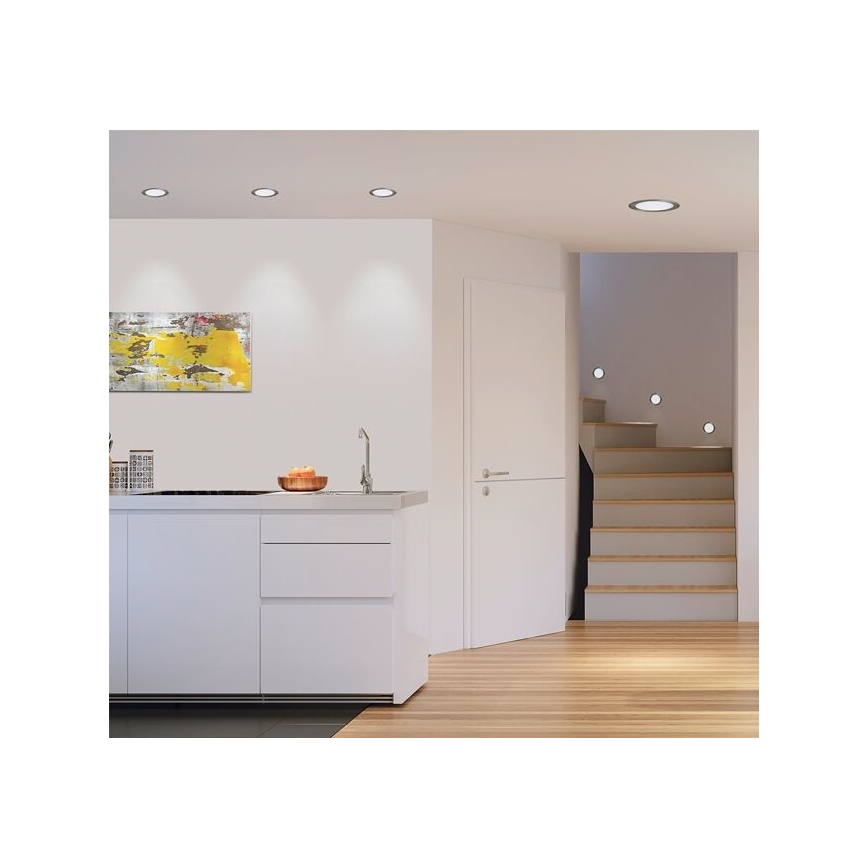 Eglo 31671 - LED beépíthető mennyezeti lámpatest FUEVA 1 1xLED/10,9W/230V átm. 17 cm