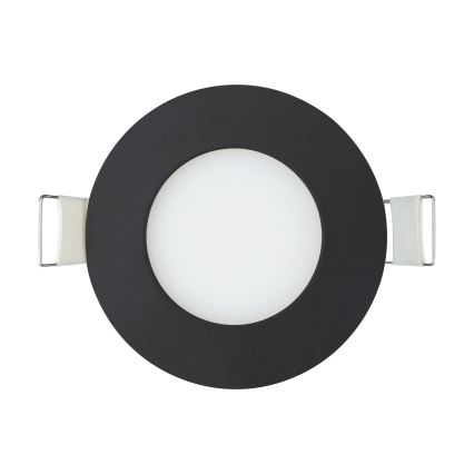 Eglo 31743 - 3 db-os szett dimmelhető, LED-es fürdőszobai süllyesztett lámpa FUEVA-Z 1xLED/2,8W/230V 2700-6500 IP44 fekete átm. 8,5 cm