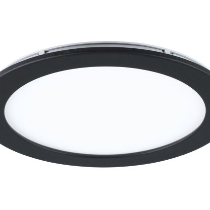 Eglo 31744 - LED fényerőszabályozható fürdőszobai süllyesztett mennyezeti lámpa FUEVA-Z LED/10,5W/230V 2700-6500K IP44 fekete átm. 16,5 cm