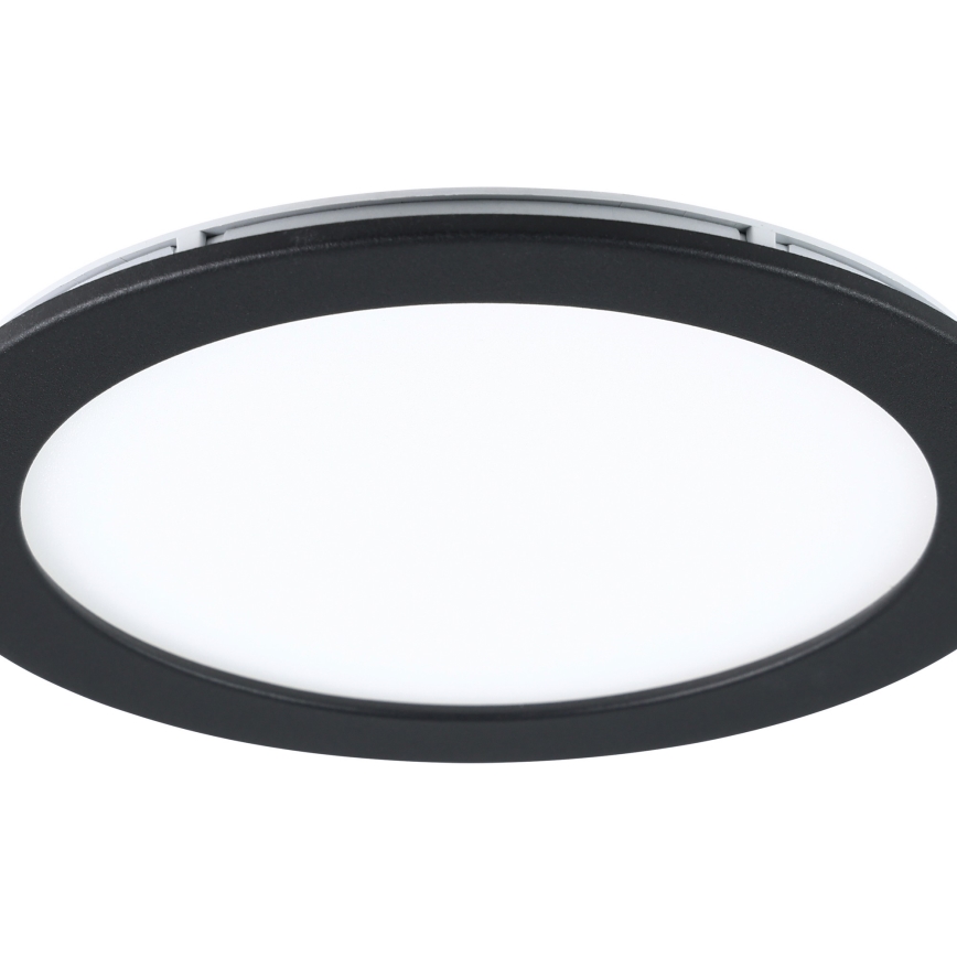 Eglo 31744 - LED fényerőszabályozható fürdőszobai süllyesztett mennyezeti lámpa FUEVA-Z LED/10,5W/230V 2700-6500K IP44 fekete átm. 16,5 cm