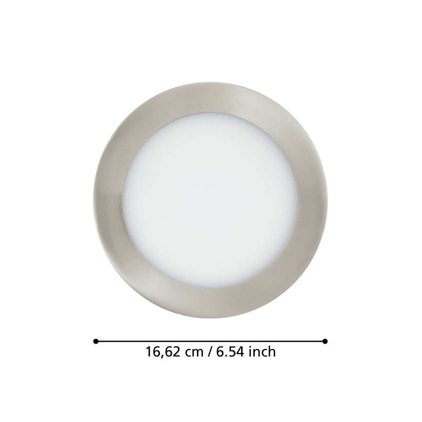 Eglo 31746 - FUEVA-Z LED dimmelhető fürdőszobai süllyesztett lámpa LED/10,5W/230V 2700-6500K IP44 króm átm. 16,5 cm