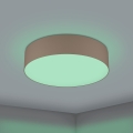 Eglo 31767 - LED RGBW dimmelhető mennyezeti lámpa ROMAO-Z LED/35W/230V 2700-6500K átm. 57 cm taupe