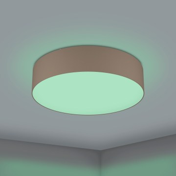 Eglo 31767 - LED RGBW dimmelhető mennyezeti lámpa ROMAO-Z LED/35W/230V 2700-6500K átm. 57 cm taupe