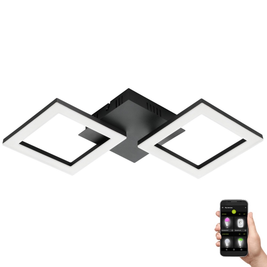 Eglo 31773 - LED Dimmelhető mennyezeti lámpa PARANDAY-Z LED/15,5W/230V 3000-6500K fekete