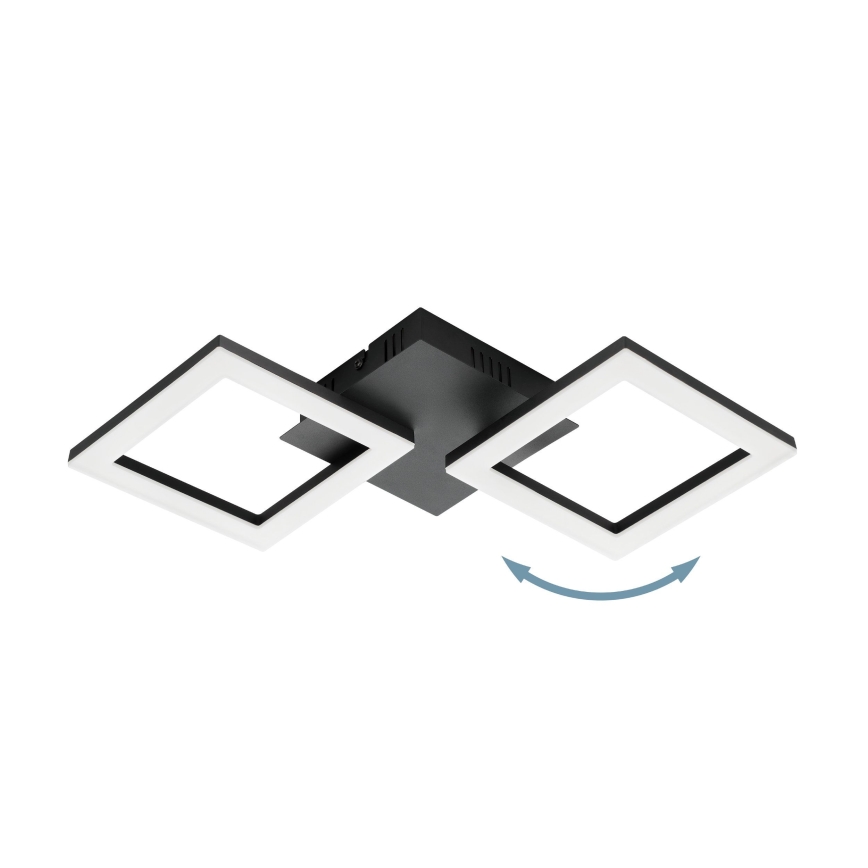 Eglo 31773 - LED Dimmelhető mennyezeti lámpa PARANDAY-Z LED/15,5W/230V 3000-6500K fekete