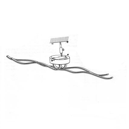 Eglo - LED Mennyezeti lámpa LED/40W/230V