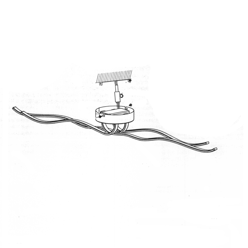 Eglo - LED Mennyezeti lámpa LED/40W/230V