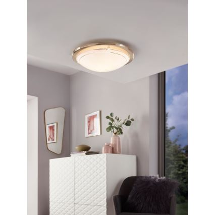 Eglo 32094 - LED Mennyezeti lámpa PLANET LED/11W/230V 3000K matt króm