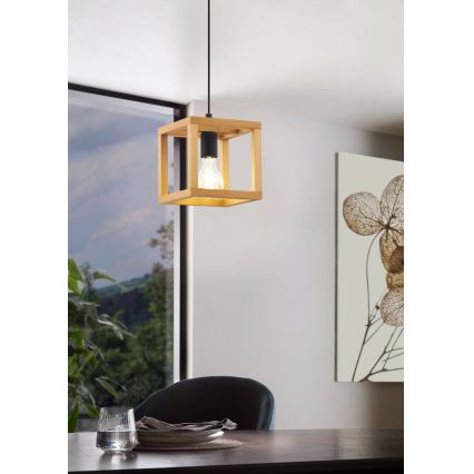 Eglo 32145 - BLACKCROWN függeszték kábellel 1xE27/40W/230V