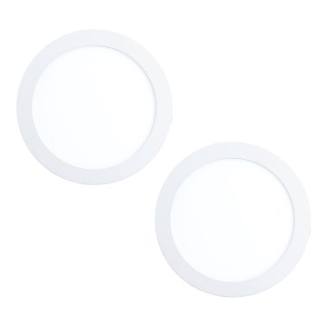 Eglo 32387 - 2 darabos LED szett: FUEVA beépíthető lámpatest LED/15,5W/230V
