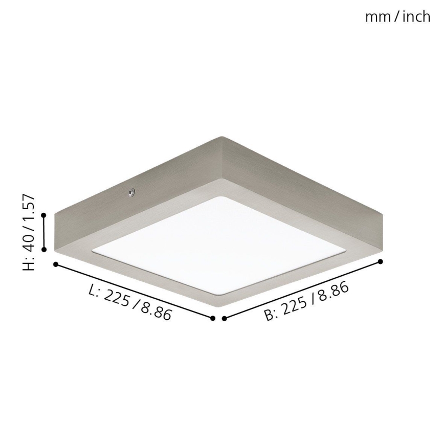 Eglo 32445 - LED Mennyezeti lámpa FUEVA 1 LED/18W/230V