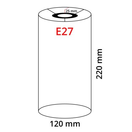 Eglo 32501 - Uiverzális lámpaernyő TUNJA E27 átm. 12 cm szürke