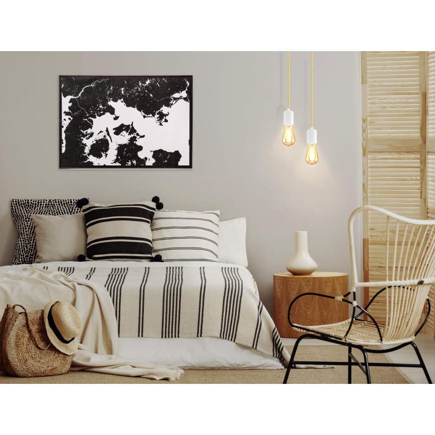 Eglo 32528 - Csillár zsinóron YORTH 1xE27/60W/230V