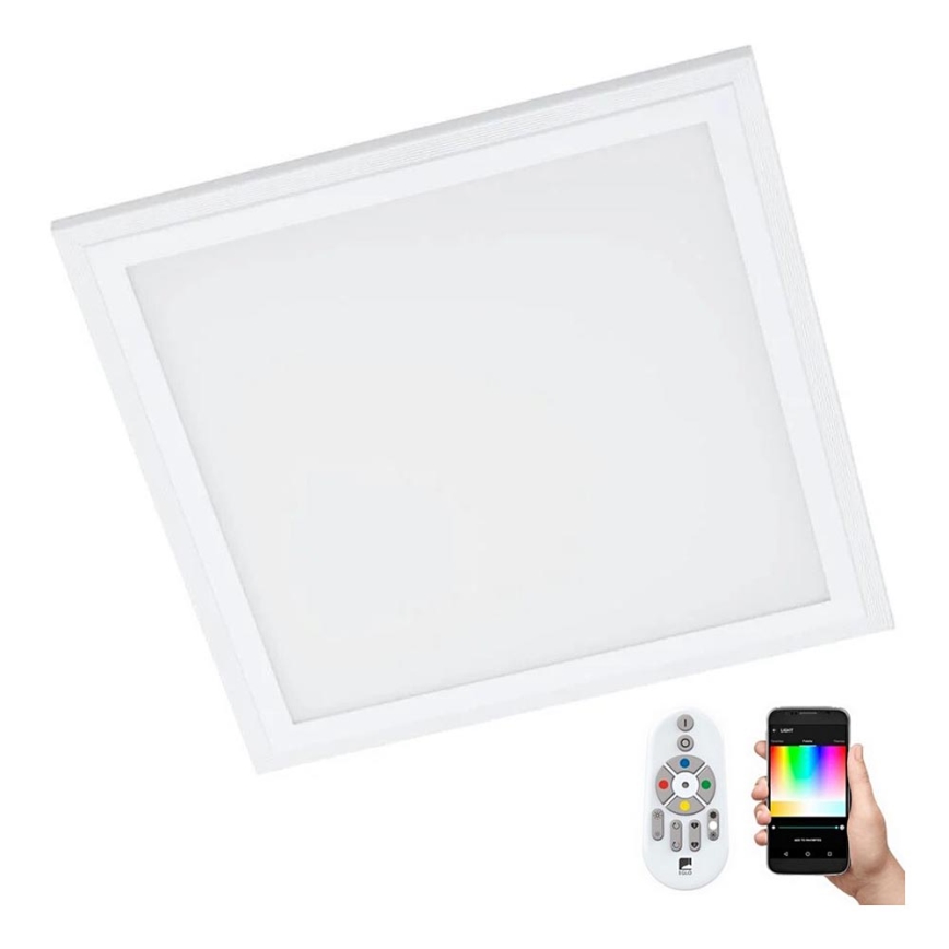 Eglo 32546 - LED RGBW Dimmelhető mennyezeti lámpa SALOBRENA-C LED/16W/230V 2700-6500K 30x30 cm fehér