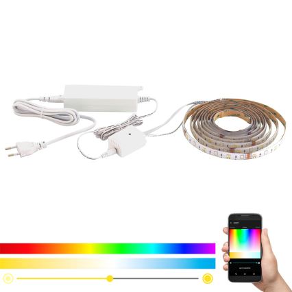 Eglo - LED RGB CCT szalag 5m STRIPE-C LED/16W/230V