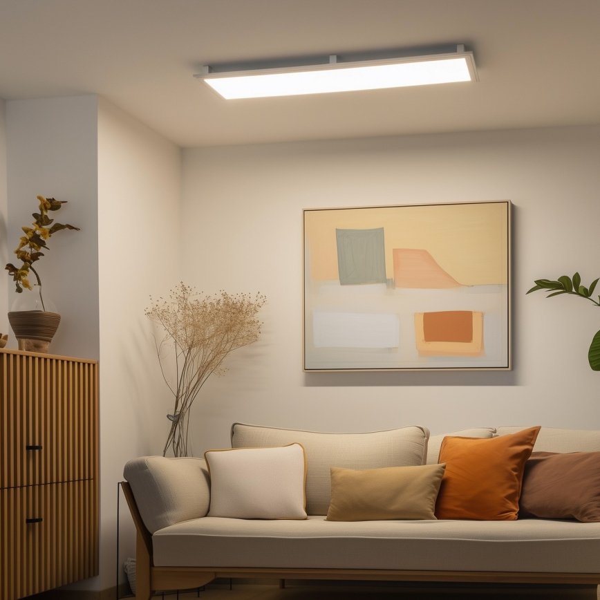 Eglo 32734 - LED RGBW dimmelhető felületre szerelhető 2 az 1-ben SALOBRENA-C LED/34W/230V fehér + távirányítóval