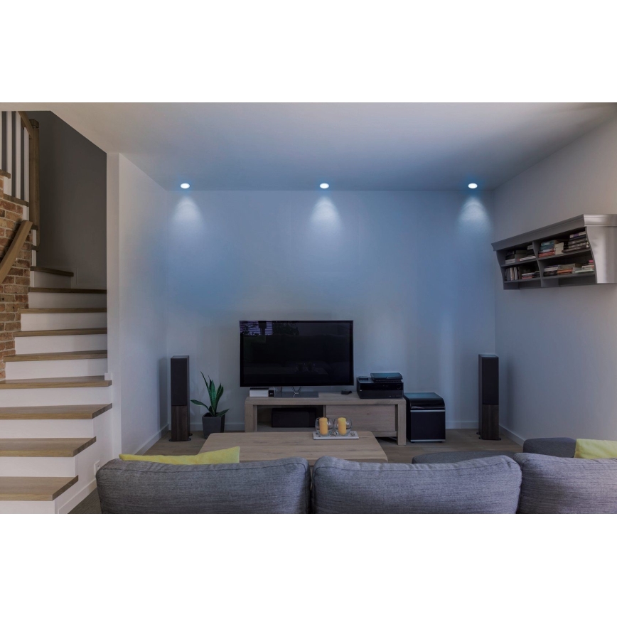 Eglo - LED RGB Dimmelhető beépíthető mennyezeti lámpatest FUEVA-C LED/10,5W/230V átm. 17 cm