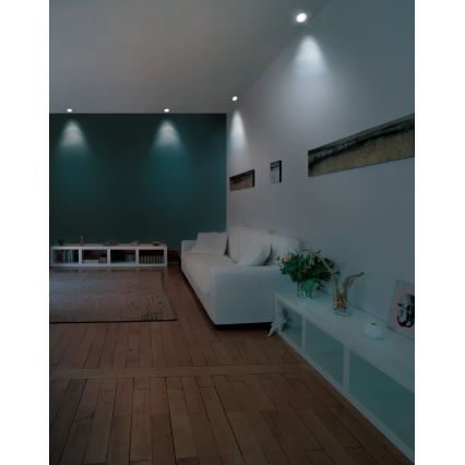 Eglo - LED RGB fényerőszabályozható beépíthető lámpatest FUEVA-C LED/5,4W/230V átmérő 12 cm