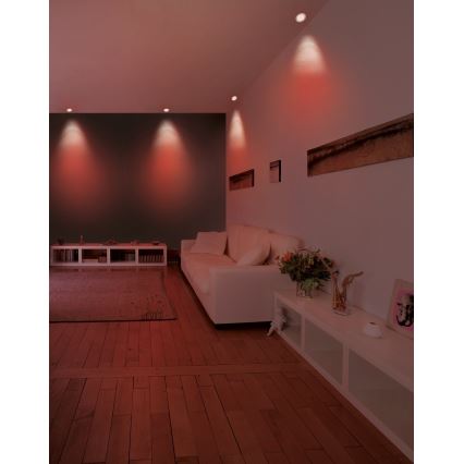 Eglo - LED RGB fényerőszabályozható beépíthető lámpatest FUEVA-C LED/5,4W/230V átmérő 12 cm