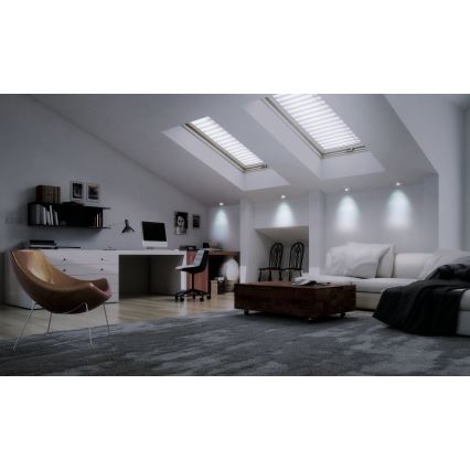 Eglo - LED RGB fényerőszabályozható, beépíthető mennyezeti lámpa FUEVA-C LED/10,5W/230V átm. 17 cm