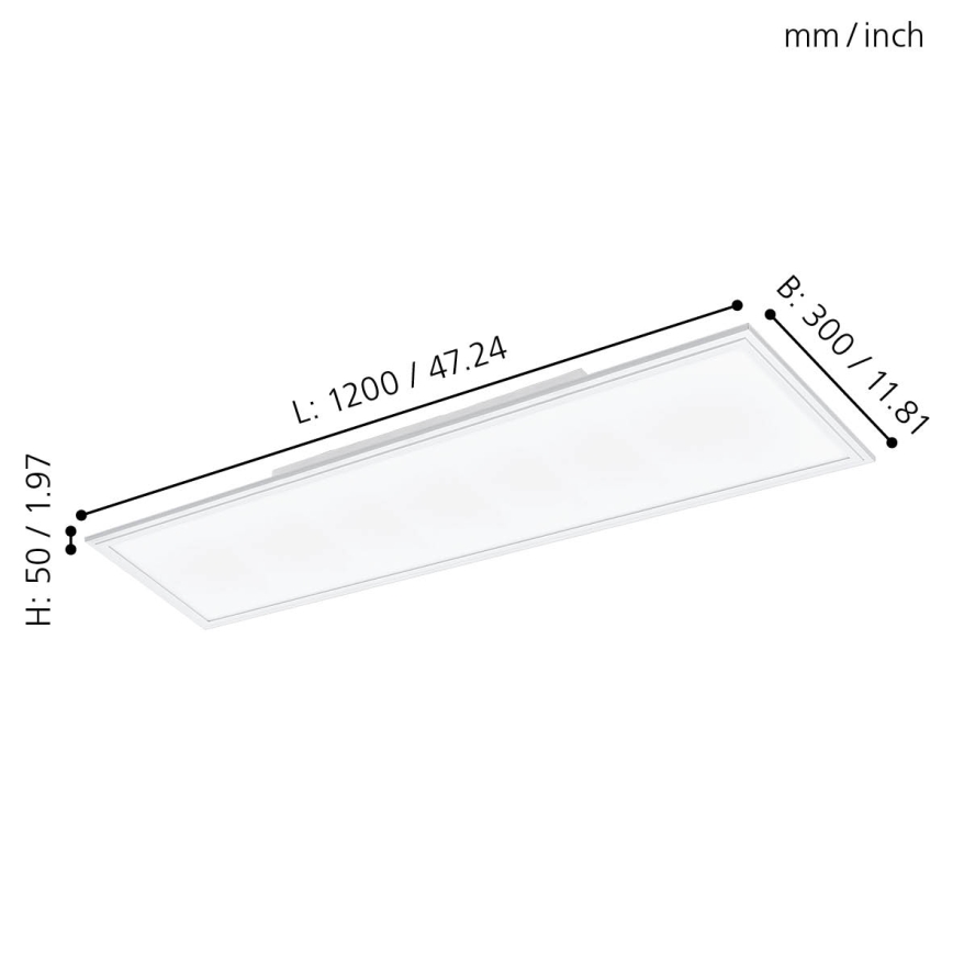 Eglo - LED Mennyezeti panel SALOBRENA LED/33W/230V