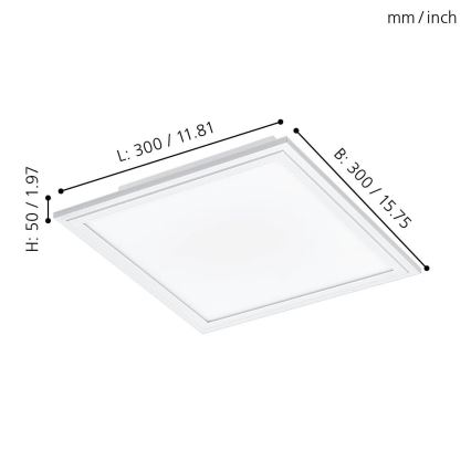 Eglo - LED Mennyezeti lámpa LED/16W/230V