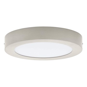 Eglo 32816 - dimmelhető LED mennyezeti lámpatest FUEVA LED/17W/230V 3000-6500K Ø 22,5 cm matt króm + távirányító