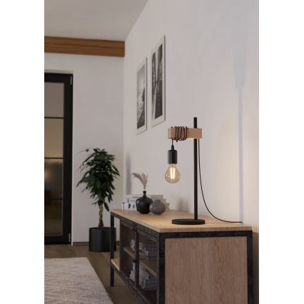 Eglo - Asztali lámpa TOWNSHEND 1xE27/10W/230V