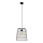 Eglo 33019 - Csillár zsinóron LONGBURGH 1xE27/60W/230V átm. 33,5 cm