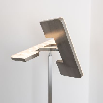 Eglo 33182 - LED Dimmelhető állólámpa SOLANO 1xLED/26W/230V +1xLED/3,2W 3000K matt króm