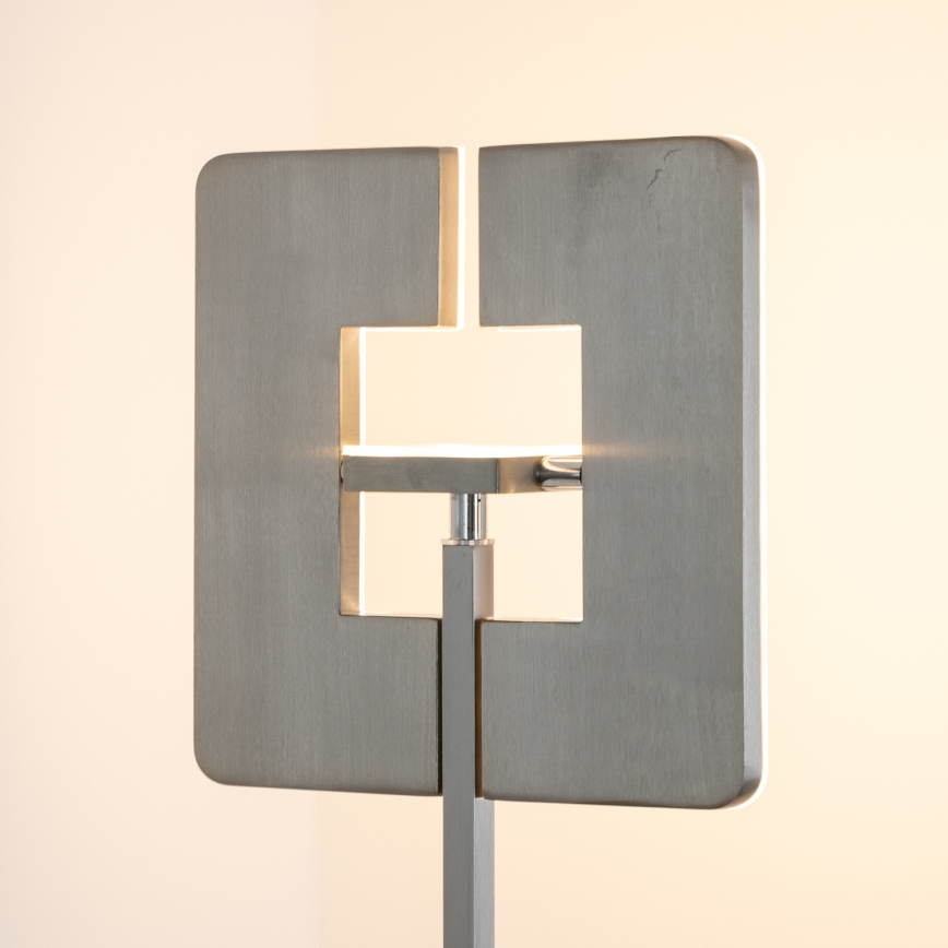 Eglo 33182 - LED Dimmelhető állólámpa SOLANO 1xLED/26W/230V +1xLED/3,2W 3000K matt króm