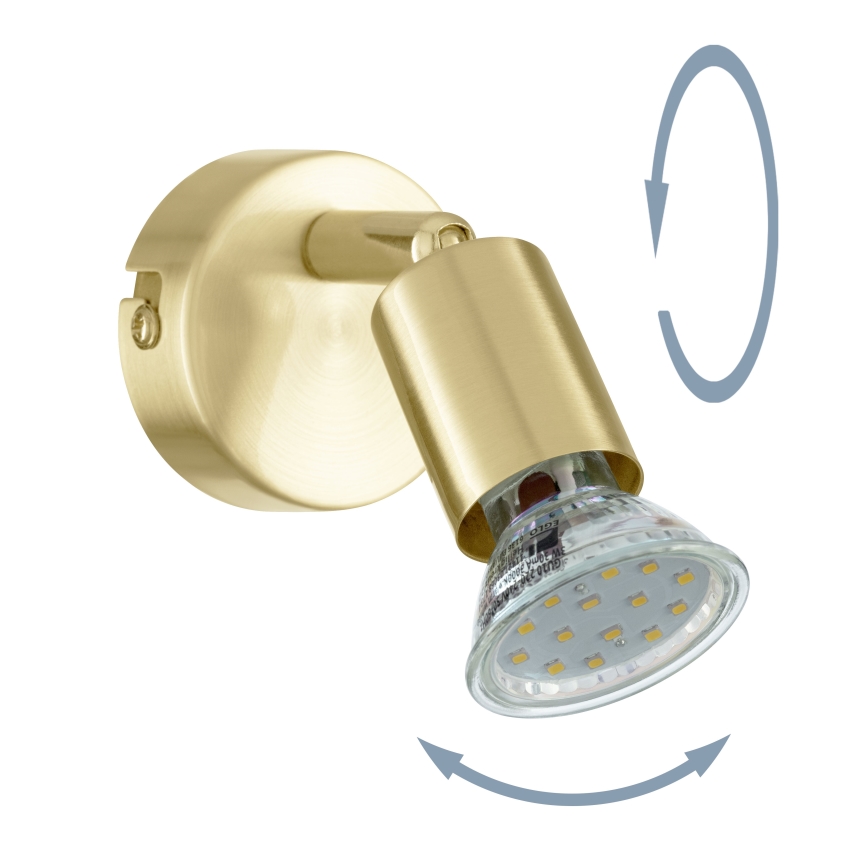 Eglo - LED Fali spotlámpa 1xGU10/2,8W/230V 3000K arany