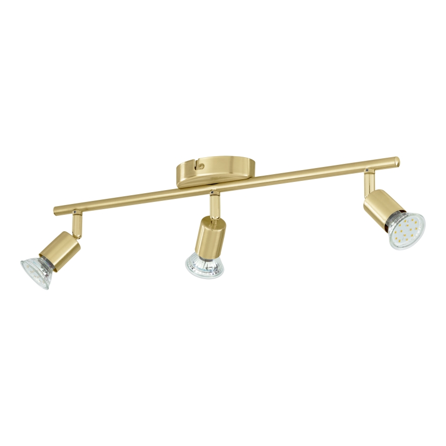 Eglo - LED Spotlámpa 3xGU10/2,8W/230V 3000K arany