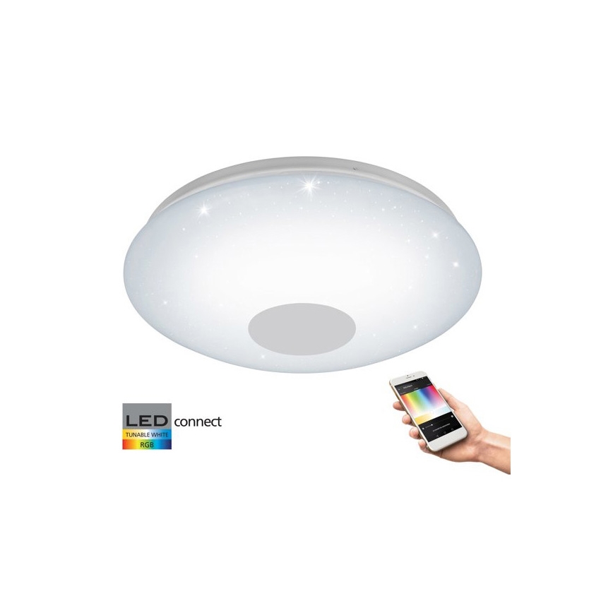Eglo 33218 - LED RGBW dimmelhető mennyezeti lámpa VOLTAGO-C LED/17W/230V 2700-6500K átm. 38 cm