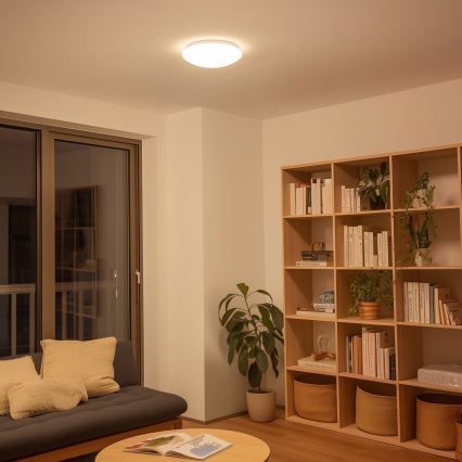 Eglo 33219 - GIRON-C LED RGBW fényerőszabályozható mennyezeti lámpa, LED/17W/230V, átm. 30 cm, fehér