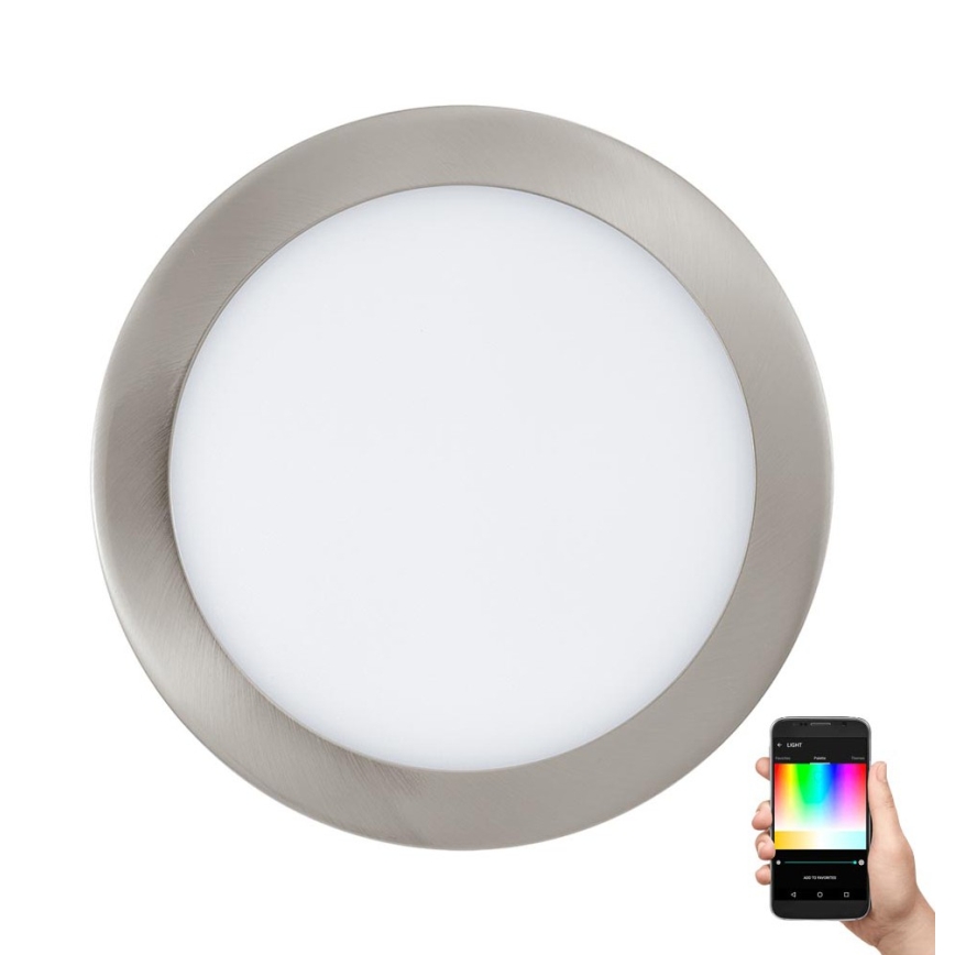 Eglo 33317 - LED RGBW dimmelhető süllyesztett mennyezeti lámpa FUEVA-C LED/15,6W/230V 2700-6500K Ø 22,5 cm