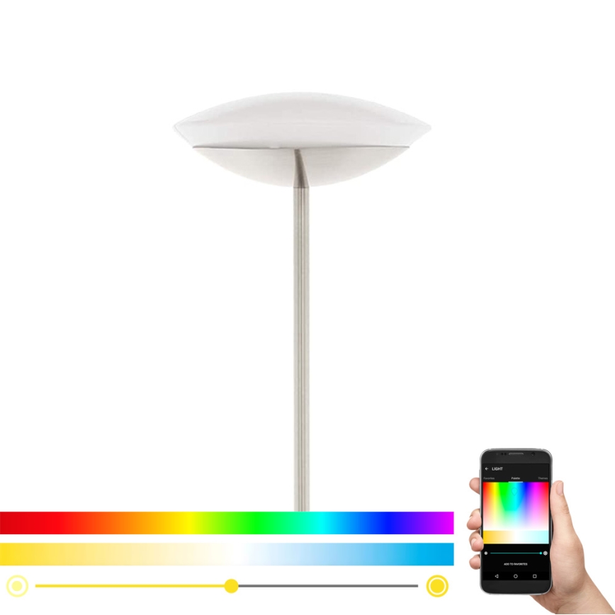 Eglo 33325 - LED RGBW dimmelhető állólámpa FRATTINA-C LED/18W/230V matt króm