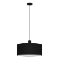 Eglo 33355 - AMANI kábeles függőlámpa 1xE27/60W/230V átm. 53 cm fekete