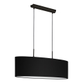 Eglo 33356 - AMANI kábeles függeszték 2xE27/60W/230V fekete