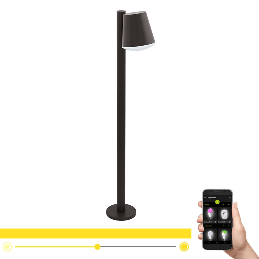 Eglo 33561 - LED dimmelhető kültéri lámpa CALDIERO-C 1xE27/9W/230V IP44 antracit