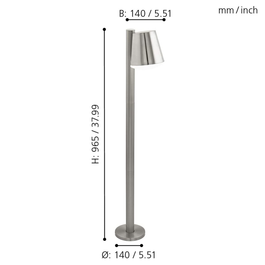 Eglo 33563 - LED fényerőszabályozható kültéri lámpa CALDIERO-C 1xE27/9W/230V 3000K IP44